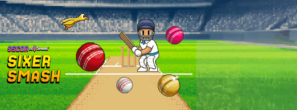 SCOR on Sweet and Winners Alliance Partner to Launch Sixer Smash Cricket Game Featuring Global T20 Icons Ahead of Major Summer Matches